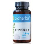 ВИТАМИН B-1 (ТИАМИН) 100 капсули 14мг, БИОХЕРБА Р