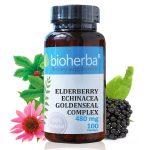 БЪЗ, ЕХИНАЦЕЯ, ХИДРАСТИС КОМПЛЕКС, КАПСУЛИ х 100, 480 мг, Биохерба Р