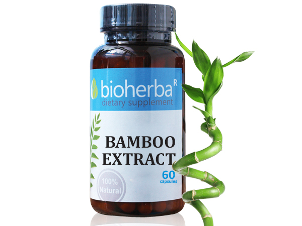 63187536_big-1.jpg BAMBOO EXTRACT / ЕКСТРАКТ ОТ БАМБУК 60 КАПСУЛИ - Image 1