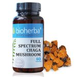 FULL SPECTRUM CHAGA MUSHROOM / ЧАГА ГЪБА 60 КАПСУЛИ