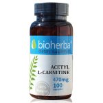 АЦЕТИЛ L-КАРНИТИН 470 МГ., 100 КАПСУЛИ