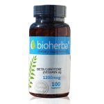 БЕТА КАРОТЕН (ВИТАМИН А) 1200 mcg, 100 КАПСУЛИ