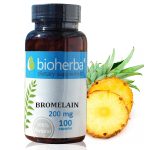 БРОМЕЛАИН 200МГ, 100 КАПСУЛИ