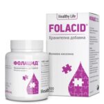 Folacid Фолиева киселина 0.4 мг х100 таблетки Healthy life