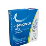 Ефералган за болка и повишена температура 500 мг x16 ефервесцентни таблетки UPSA