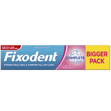8803545743390-1.jpg Fixodent Complete Original Фиксиращ крем за зъбни протези х70 г - Image 1