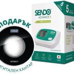 Комплект Sendo Advance 3 Апарат за измерване на кръвно налягане и пулс на бицепса + Strict Дигитален кантар