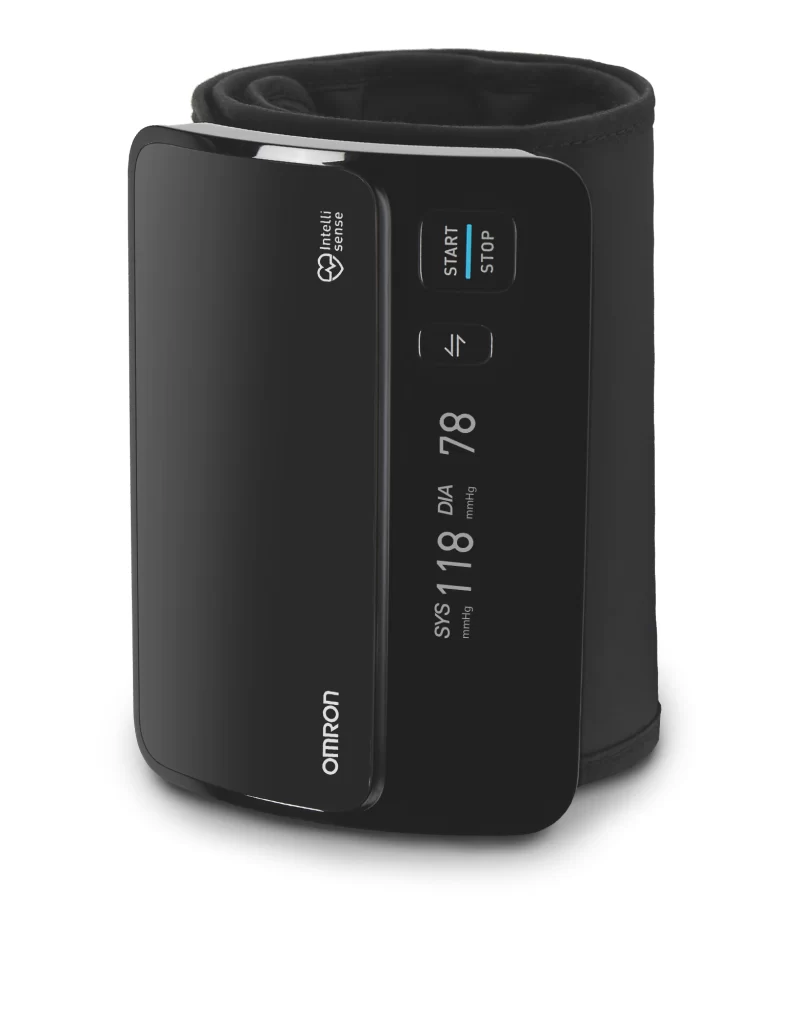 Omron Evolv Автоматичен апарат за кръвно налягане За марката OMRON Healthcare е марката Световен No.1 в цифровите апарати за кръвно налягане, с над 200 милиона продадени апарата за кръвно налягане, както и небулайзерите за респираторна терапия. Другите основни категории продукти на компанията са нискочестотна апаратура за болкотерапия, електронни термометри и монитори зао композиция на тялото. В продължение на много десетилетия устройствата на OMRON са помогнали на хората да предотвратяват, лекуват и управляват своите медицински състояния както у дома, така и в клиничната практика в над 110 страни по света. OMRON Healthcare Group е със седалище в Киото, Япония. OMRON Healthcare Europe B.V. е секторът на здравеопазването за Европа, Русия, Близкия изток и Африка и осигурява обслужване на клиенти в повече от 74 страни.Omron Evolv Автоматичен апарат за кръвно налягане Главен офис Хуфдорп: Холандия(от 1998г.) Ние от OMRON Healthcare обещаваме да сведем до минимум въздействието на вашите здравословни проблеми и да ви позволим да живеете по-пълноценен и активен живот с продуктите, които предлагаме.Omron Evolv Автоматичен апарат за кръвно налягане Ние ще продължим да се развиваме и да ви помагаме да живеете за напред с нулев компромис към по-свободен и по-възнаграждаващ живот. Omron Healthcare помага на хората да живеят по-свободен и по-пълноценен живот. В областта на клинично доказаното и иновативно медицинско оборудване за здравен мониторинг  Omron Healthcare са световен лидер. Те са на първо място в цифровите апарати за кръвно налягане. С техните 200 милиона продадени апарата за кръвно налягане. Omron помагат на хората да лекуват и управляват своите медицински състояния ефективно. Техните продукти са създадени с най-новите технологии, осигуряващи максимална точност и прецизност. Omron Evolv Автоматичен апарат за кръвно налягане Мисията на Omron? Седалището на Omron е в Киото, Япония. Тяхната мисия е да помагат за реализирането на здравословен и спокоен живот. Доказателсто за следването на тяхната мисия са именно иновативните продукти на Omron. Omron Evolv Автоматичен апарат за кръвно налягане Иновативни продукти подходящи за всеки дом Omron предлагат широка гама продукти. Те включват апарати за кръвно налягане,  термометри, инхалатори, електронни везни и други. Екологични и устойчиви практики Бранда е посветен на запазване на екологичната устойчивост на компания. Те използват екологично чисти материали и се стремят да намалят въглеродния си отпечатък. Omron Evolv Автоматичен апарат за кръвно налягане Погрижете се за вашето здраве от рано и разгледайте разнообразната гама продукти на Omron  в нашия онлайн магазин aptekata.online ЧЕСТО ЗАДАВАНИ ВЪПРОСИ Как да избера правилния апарат за кръвно налягане на Omron? При избирането на правилния на апарат за кръвно налягане е важно да се консултирате със здравен специалист и да изберете модел, който да отговаря на вашите нужди и предпочитания. Omron предлага разнообразие от модели, включително модели за горна и долна ръка. Каква е точността на апаратите за кръвно налягане на Omron? Апаратите за кръвно налягане на Omron са клинично доказани и осигуряват висока точност Много от тях са одобрени от здравни организации по целия свят. Omron Evolv Автоматичен апарат за кръвно налягане Мога ли да използвам продуктите на Omron, ако имам специфични здравословни състояния? Да, Omron предлагат продукти, които са подходящи за хора с различни здравословни състояния. Винаги се консултирайте с лекар преди да използвате нов медицински уред. Omron Evolv Автоматичен апарат за кръвно налягане Какви са гаранционните условия на продуктите на Omron? Omron предлага различни гаранционни условия в зависимост от продукта. Обикновено гаранцията покрива производствени дефекти и предоставя сервизна поддръжка.Omron Evolv Автоматичен апарат за кръвно налягане Къде мога да закупя продуктите на Omron? Можете да закупите продуктите на Omron от лицензирани магазини и аптеки, както и онлайн в различни платформи, включително в нашия онлайн магазин aptekata.online.