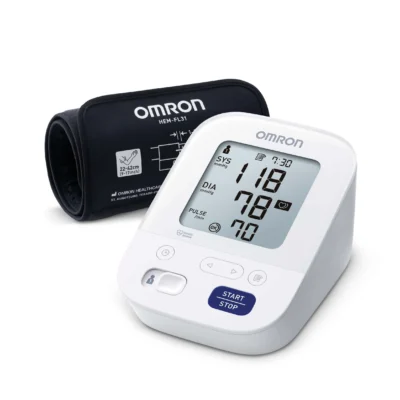 Omron M3 Comfort Апарат за кръвно налягане Omron M3 Comfort Апарат за кръвно налягане автоматичен 360° точност на измерване във всяка позиция около ръката Памет 2х60 измервания (за двама потребители с час и дата) Индикатор за правилно поставен маншет Индикатор за движение на тялото Скала и индикатори за ниво на кръвното налягане Открива неравномерна сърдечна дейност (аритмия) Функция за осредняване на последните 3 измервания Клинична валидация за общо население, за хора с диабет и за бременни жени Omron Healthcare помага на хората да живеят по-свободен и по-пълноценен живот. В областта на клинично доказаното и иновативно медицинско оборудване за здравен мониторинг  Omron Healthcare са световен лидер. Omron M3 Comfort Апарат за кръвно налягане автоматичен Те са на първо място в цифровите апарати за кръвно налягане. С техните 200 милиона продадени апарата за кръвно налягане. Omron помагат на хората да лекуват и управляват своите медицински състояния ефективно. Техните продукти са създадени с най-новите технологии, осигуряващи максимална точност и прецизност. Мисията на Omron? Седалището на Omron е в Киото, Япония. Тяхната мисия е да помагат за реализирането на здравословен и спокоен живот. Доказателсто за следването на тяхната мисия са именно иновативните продукти на Omron.Omron M3 Comfort Апарат за кръвно налягане автоматичен Иновативни продукти подходящи за всеки дом Omron предлагат широка гама продукти. Те включват апарати за кръвно налягане,  термометри, инхалатори, електронни везни и други. Екологични и устойчиви практики Бранда е посветен на запазване на екологичната устойчивост на компания. Те използват екологично чисти материали и се стремят да намалят въглеродния си отпечатък. Погрижете се за вашето здраве от рано и разгледайте разнообразната гама продукти на Omron  в нашия онлайн магазин aptekata.online ЧЕСТО ЗАДАВАНИ ВЪПРОСИ Как да избера правилния апарат за кръвно налягане на Omron? При избирането на правилния на апарат за кръвно налягане е важно да се консултирате със здравен специалист и да изберете модел, който да отговаря на вашите нужди и предпочитания. Omron предлага разнообразие от модели, включително модели за горна и долна ръка. Omron M3 Comfort Апарат за кръвно налягане автоматичен Каква е точността на апаратите за кръвно налягане на Omron? Апаратите за кръвно налягане на Omron са клинично доказани и осигуряват висока точност Много от тях са одобрени от здравни организации по целия свят. Мога ли да използвам продуктите на Omron, ако имам специфични здравословни състояния? Да, Omron предлагат продукти, които са подходящи за хора с различни здравословни състояния. Винаги се консултирайте с лекар преди да използвате нов медицински уред.Omron M3 Comfort Апарат за кръвно налягане автоматичен Какви са гаранционните условия на продуктите на Omron? Omron предлага различни гаранционни условия в зависимост от продукта. Обикновено гаранцията покрива производствени дефекти и предоставя сервизна поддръжка. Къде мога да закупя продуктите на Omron? Можете да закупите продуктите на Omron от лицензирани магазини и аптеки, както и онлайн в различни платформи, включително в нашия онлайн магазин aptekata.online.