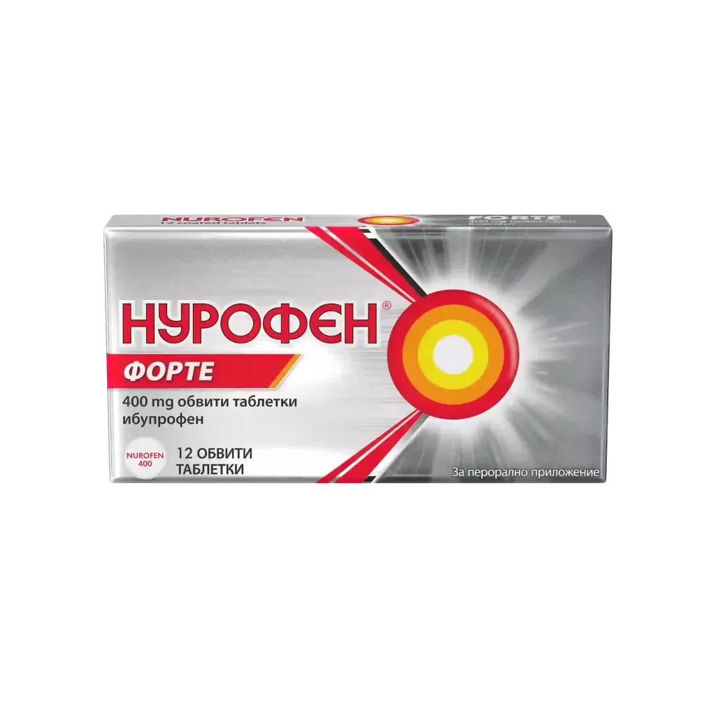 НУРОФЕН ФОРТЕ 400 мг х12 таблетки