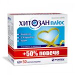 Хитозан Плюс х60 + 30 капсули Fortex
