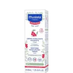 Мустела Крем за Лице за чувствителна и много чувствителна кожа 40мл • МУСТЕЛА КРЕМ ЗА ЛИЦЕ- Осигурява моментален и дълготраен хидратиращ ефект върху бебешката кожа. • Успокоява и подобрява външния вид на кожата, понижава кожната свръхчувствителност и усещането за опъване, характерни за чувствителната кожа • Предпазваща текстура с ефект „като втора кожа“ Безопасност от 1-вия ден на раждането: • Много добра поносимост • Без аромати ДОКАЗАНА ЕФЕКТИВНОСТ: • Бърза хидратация: 99% (2a) • Дълготрайна хидратация: 94% (2a) • Усилва кожната бариера и успокоява чувствителната кожа: 95% (2б) Тест проведен в реални условия на употреба под дерматологичен и педиатричен контрол с 110 бебета, на възраст над 28 дни (% на удовлетвореност; 2a: по метод на самооценка; 2б: мнение на педиатрите). Инструкции за употреба на Мустела Крем за Лице за чувствителна и много чувствителна кожа: Нанасяйте сутрин и вечер върху добре почистената кожа на лицето • Лека, флуидна текстура, която омекотява бебешката кожа • Предпазваща текстура с ефект „като втора кожа“ Съставки и натуралност: • Патентовани съставки от натурален произход: - Захари от авокадо: предпазват кожната бариера, хидратират и запазват богатството от кожни стволови клетки, с които се ражда бебето. - Шизандра: успокоява кожата и намалява кожната свръхчувствителност, подобрява външния вид и понижава дискомфорта при чувствителната кожа. Продуктите на Mustela съдържат уникални иновативни формули с високо съдържание на натурални съставки, които нежно почистват, успокояват, хидратират и омекотяват. Всички продукти са хипоалергенни: не съдържат каквито и да било дразнещи субстанции и са специално разработени да свеждат до минимум риска от алергични реакции. Избирайки Мустела избирате продукт, който е безопасен и ефикасен и той ще остане такъв от първия до последния път, когато сте го ползвали. Мустела предлага иновативни продукти повече от 60 години. Те съхраняват и предпазват здравето на най-деликатната кожа на новородените, бебета, деца, както и на родилки и бременни жени.Техните продукти са с над 90% естествени съставки. Техните продукти се предлагат в над 100 страни по целия свят и са предпочитани от много жени и родители. Разгледайте повече на mustela.bg