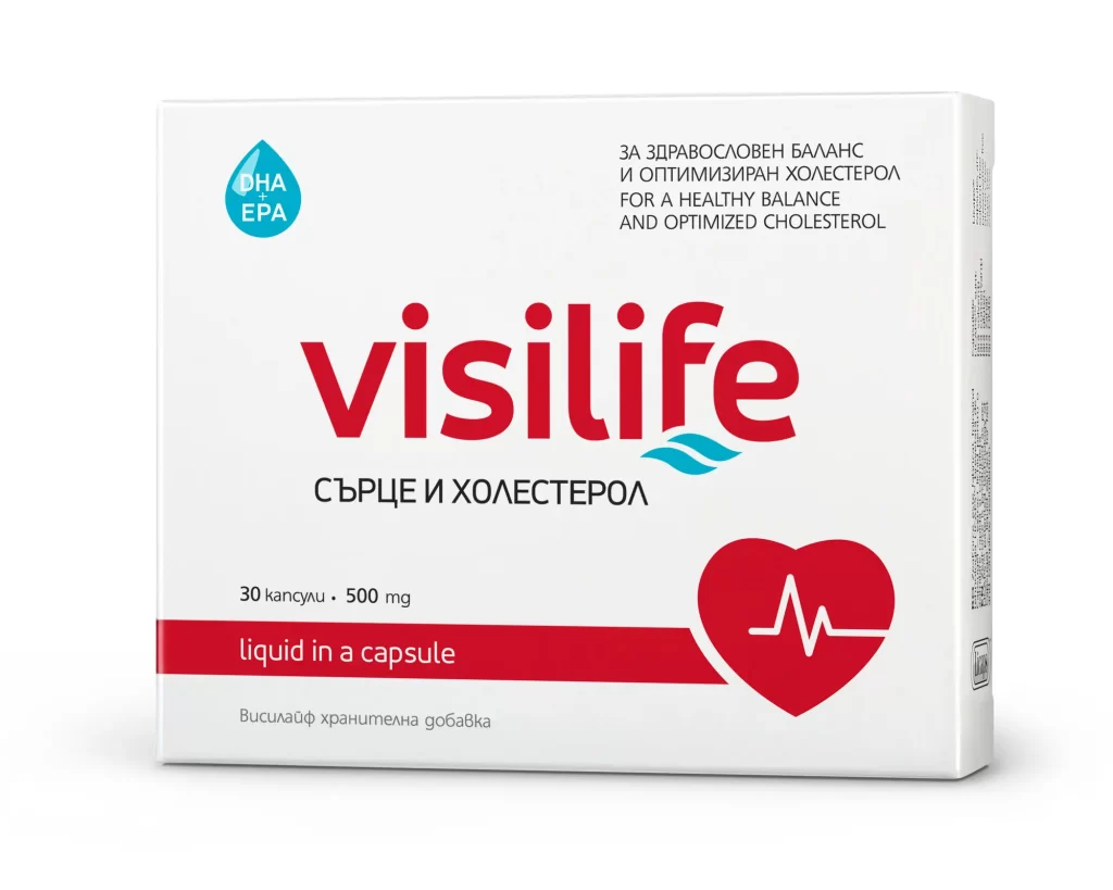 ВИСИЛАЙФ ОМЕГА КРИЛ ОЙЛ х30 капсули ВИТАСЛИМ ИНОВЕ