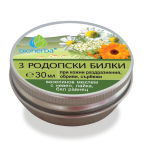 Мехлем 3 РОДОПСКИ БИЛКИ при кожни раздразнения, обриви, БИОХЕРБА Р, 30 мл