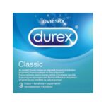 Durex Classic Презервативи синьо-зелен х3 броя Качество, на което можете да разчитате... Durex има близо 80 години опит в производството на презервативи и спокойно можем да кажем, че всеки отделен продукт е създаден на базата на проверен и многократно тестван процес.Durex Classic Като започнем от самото начало – всички наши презервативи се правят единствено от най-качествените материали. Всеки отделен презерватив се тества електронно, а мостри от всяка партида се надуват с въздух, за да се провери тяхната здравина. Международните стандарти за качество налагат правилото всеки презерватив да събира 18 литра въздух в така наречения „въздушен тест до спукване”. Презервативите на Durex побират повече от 40 литра въздух без да се спукат. (Само един от примерите, в които Durex не само посреща, но и надвишава световните стандарти за качество.)Durex Classic Освен това, мостри от различните партиди на нашите презервативи се пълнят и с вода, за да сме сигурни, че никой от тях няма да пропусне. (За по-голяма сигурност, правим около два милиона „водни” тестове на месец.)Durex Classic Всеки един от различните видове презервативи на Durex е дерматологично тестван. На практика, ако някоя от мострите не премине който и да е от нашите тестове, цялата партида от 432 000 презерватива не излиза от фабриката. Продуктовите тестове, които провеждаме са достигнали до крайни предели и надвишават стандарта, но не стигаме само до тук. В Durex постоянно работим върху нови изследователски проекти, които да подобрят нашите продукти или да установят новите тенденции в сексуалното поведение и да доведат до създаването на цели нови продуктови групи.Durex Classic Благодарение на тези усилия сме натрупали безценно количество информация, която редовно се обсъжда със здравните власти, медицински центрове, учени, академии и други институции работещи в сферата на сексуалното здраве.Durex Classic Така че... това сме ние – най-добрите процеси, създаващи най-добрите продукти, с помощтта на най-умните идеи. Може би, по тази причина милиони хора по целия свят се доверяват на Durex Classicвсеки ден. Да се съхранява на хладно и сухо място, далече от директна слънчева светлина. Durex, с над 90 години опит, е водещ производител на сексуални продукти. Те са известни с високото си качество и множеството иновации. Durex Предлага разнообразни продукти за подобряване на сексуалния живот на своите клиенти. Осигуряват безопасност при сексуалните удоволствия. Durex презервативите са известни с преминалите многобройни тестове  и използването на най-добрите материали.  В тяхната продуктова гама освен презервативи спадат лубриканти, вибратори и други аксесоари, допринасящи за вашето неустоимо изживяване. Всеки продукт е тестван по най-високите стандарти гарантиращи за нуждите и очакванията на всеки от потребителите им. Ако турсите защита, комфорт или разнообразие, Durex има решението за вас Разгледайте повече от гамата на Durex  в аптеката.онлайн и открите продуктите, които ще направят интимните ви моменти по-приятни и по-сигурни. В нашия онлайн магазин ще намерите широк избор от техните продукти, които отговарят на най-високите стандарти за качество и безопасност.