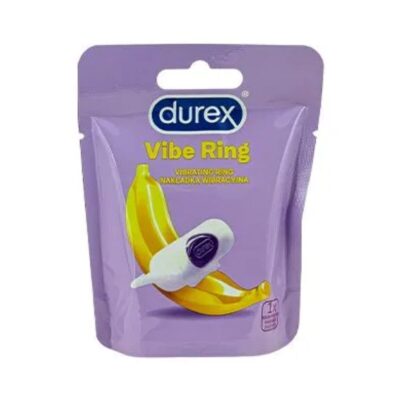 DUREX Вибриращ Пръстен Мислехте си, че Durex произвежда просто презервативи? Всички, които работим с Durex искаме хората да бъдат щастливи, а за това сексуалния живот е много важен. DUREX Вибриращ Пръстен е създаден с вкус и е толкова дискретен. Той доставя до 20 минути допълнитено удовоствие и тръпка в сексуалния живот и на двамата партньори. DUREX Вибриращ Пръстен Опитайте и нещо ново! Вълнуващи забавления с Durex Intense Orgasmic gel-стимулиращ гел на водна основа, обогатен с възбуждащ стимулант Desirex. 8/10 жени, участвали в тестовете са достигнали оргазъм! Експериментирайте и открийте, кой е най-подходящия за Вас продукт. DUREX Вибриращ Пръстен Durex, с над 90 години опит, е водещ производител на сексуални продукти. Те са известни с високото си качество и множеството иновации. Durex Предлага разнообразни продукти за подобряване на сексуалния живот на своите клиенти. Осигуряват безопасност при сексуалните удоволствия. Durex презервативите са известни с преминалите многобройни тестове  и използването на най-добрите материали.  В тяхната продуктова гама освен презервативи спадат лубриканти, вибратори и други аксесоари, допринасящи за вашето неустоимо изживяване. Всеки продукт е тестван по най-високите стандарти гарантиращи за нуждите и очакванията на всеки от потребителите им. Ако турсите защита, комфорт или разнообразие, Durex има решението за вас Разгледайте повече от гамата на Durex  в аптеката.онлайн и открите продуктите, които ще направят интимните ви моменти по-приятни и по-сигурни. В нашия онлайн магазин ще намерите широк избор от техните продукти, които отговарят на най-високите стандарти за качество и безопасност.
