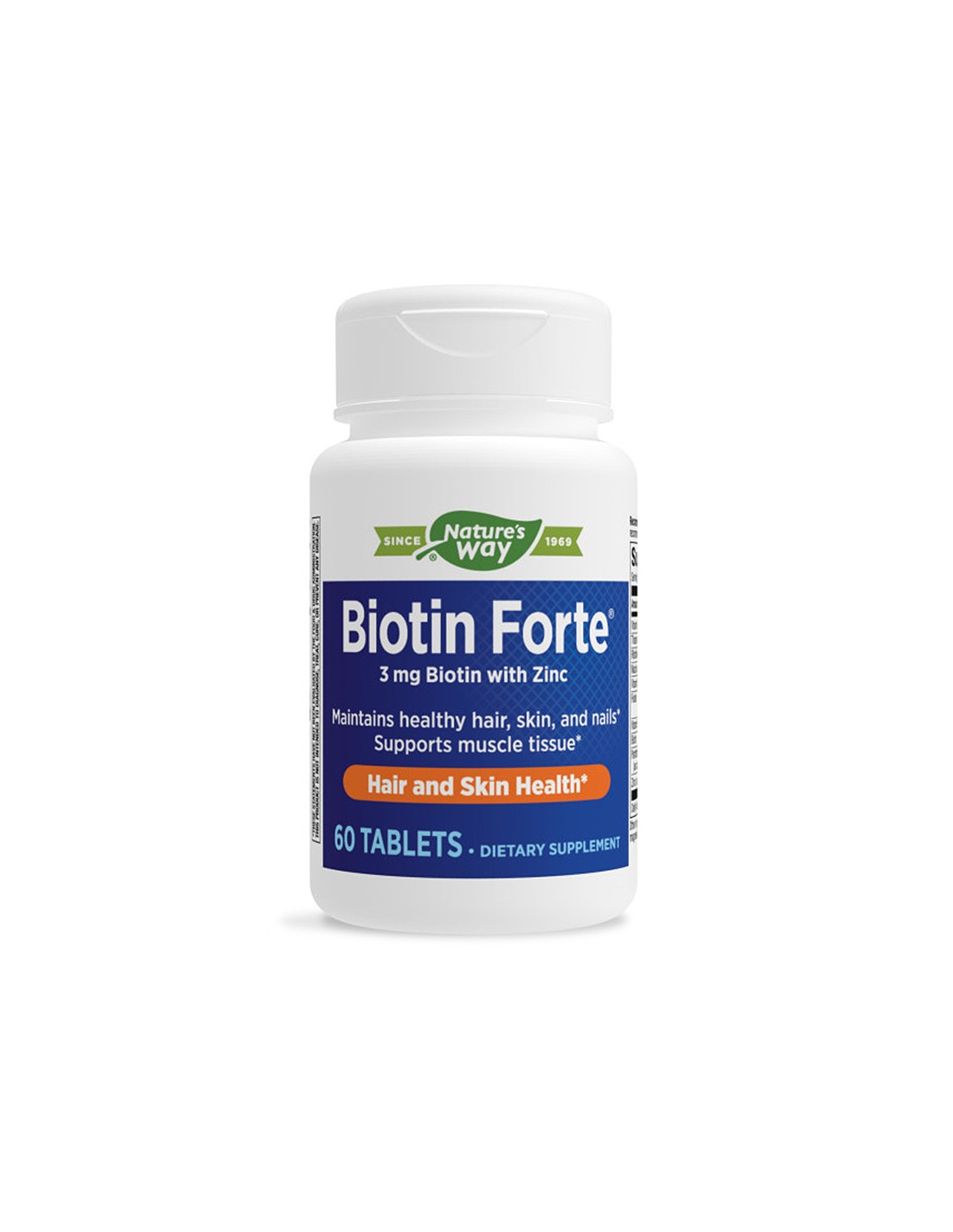 biotin-forte-biotin-forte-s-cink-60-tabletki.jpg Natures Way Биотин форте с цинк, 60 таблетки - Image 1