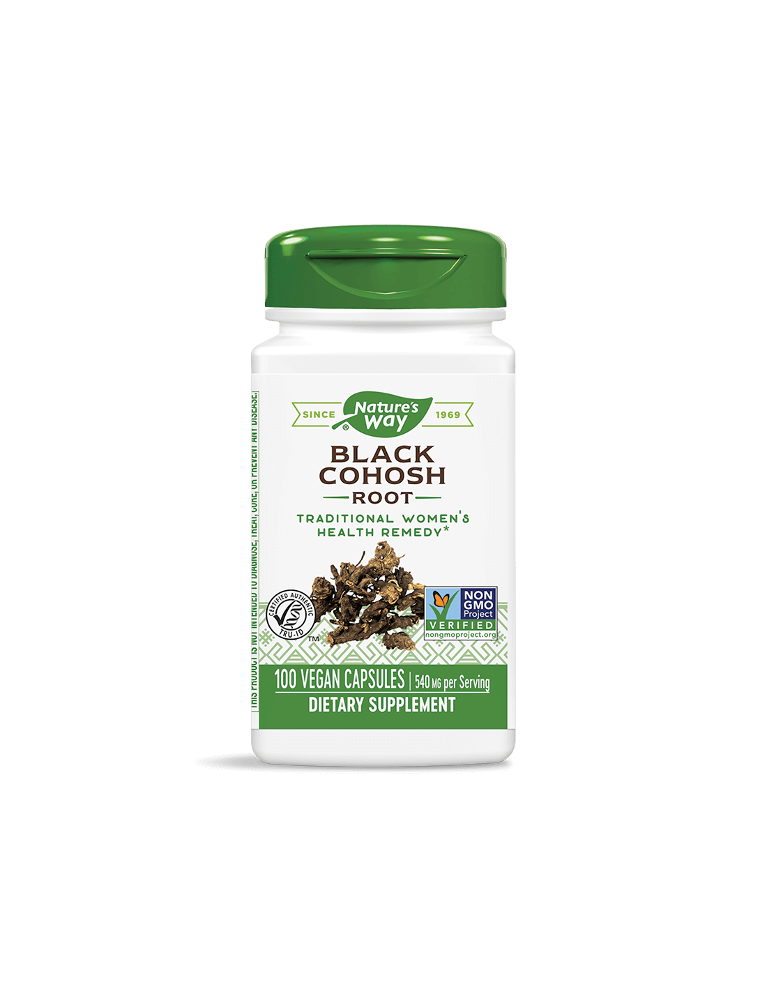 Natures Way Хормонален дисбаланс и менопауза - Гроздовиден ресник (корен) 540 mg, 100 капсули