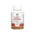 Natures Way Детска формула за стимулиране на мозъчната дейност - Kids Brain Builder, 60 желирани таблетки