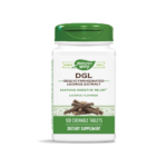 Natures Way DGL - Deglycyrrhizinated Licorice Extract/ ДиДжиЕл - Деглициризиран сладник / Женско биле х 100 дъвчащи таблетки