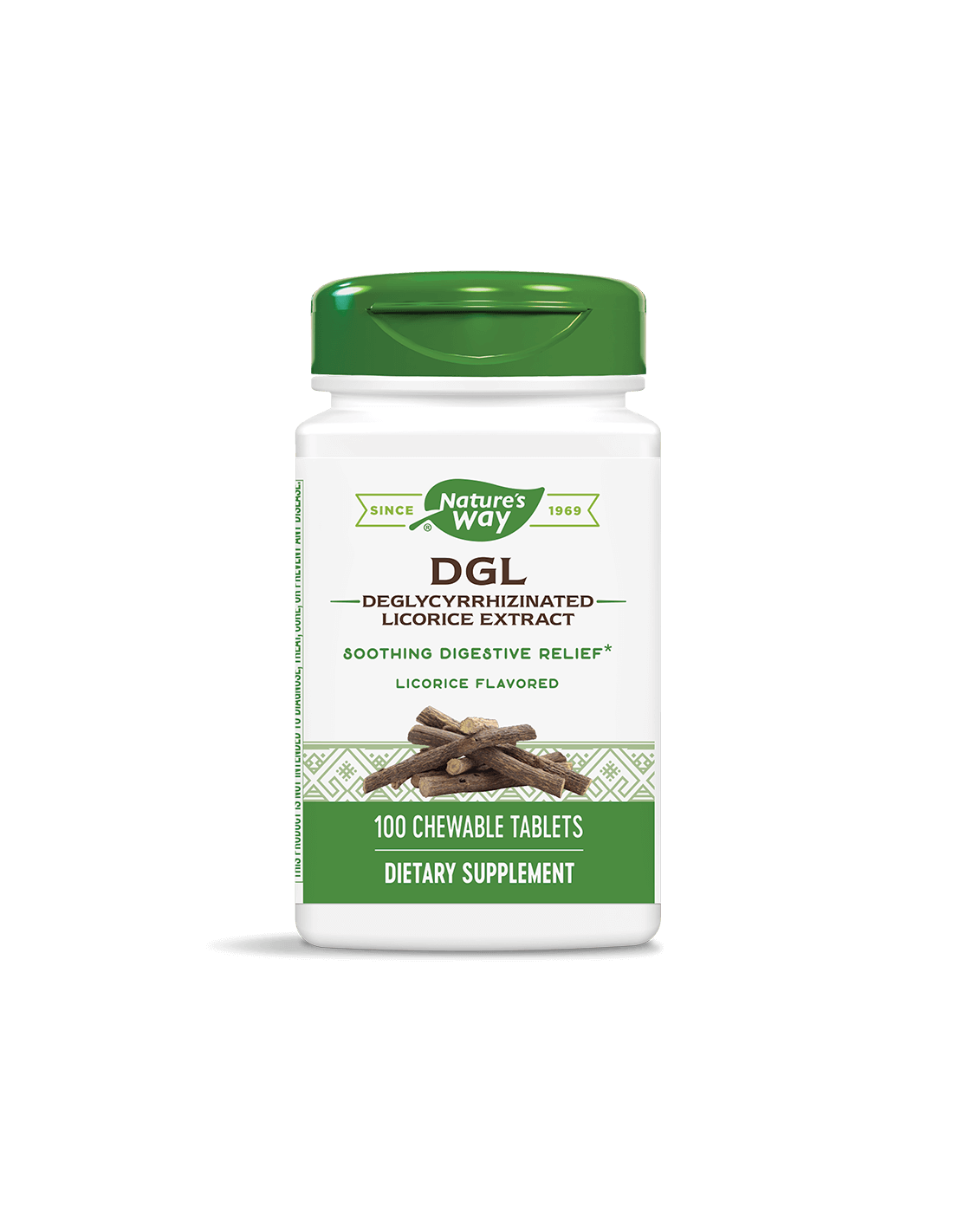 dgl-deglycyrrhizinated-licorice-extract-didzhiel-deglitsiriziran-sladnik-zhensko-bile-h-100-davchashti-tabletki.png Natures Way DGL - Deglycyrrhizinated Licorice Extract/ ДиДжиЕл - Деглициризиран сладник / Женско биле х 100 дъвчащи таблетки - Image 1
