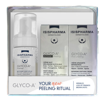 ISISPHARMA GLYCO-A Комплект за домашен пилинг 3 в 1 INTENSE