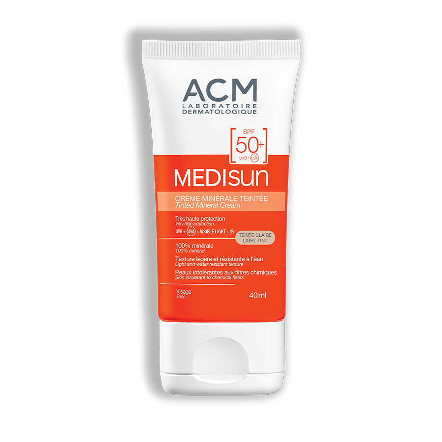 ACM MEDISUN минерален крем SPF 50+ с цвят ACM MEDISUN минерален крем SPF 50+ с цвят