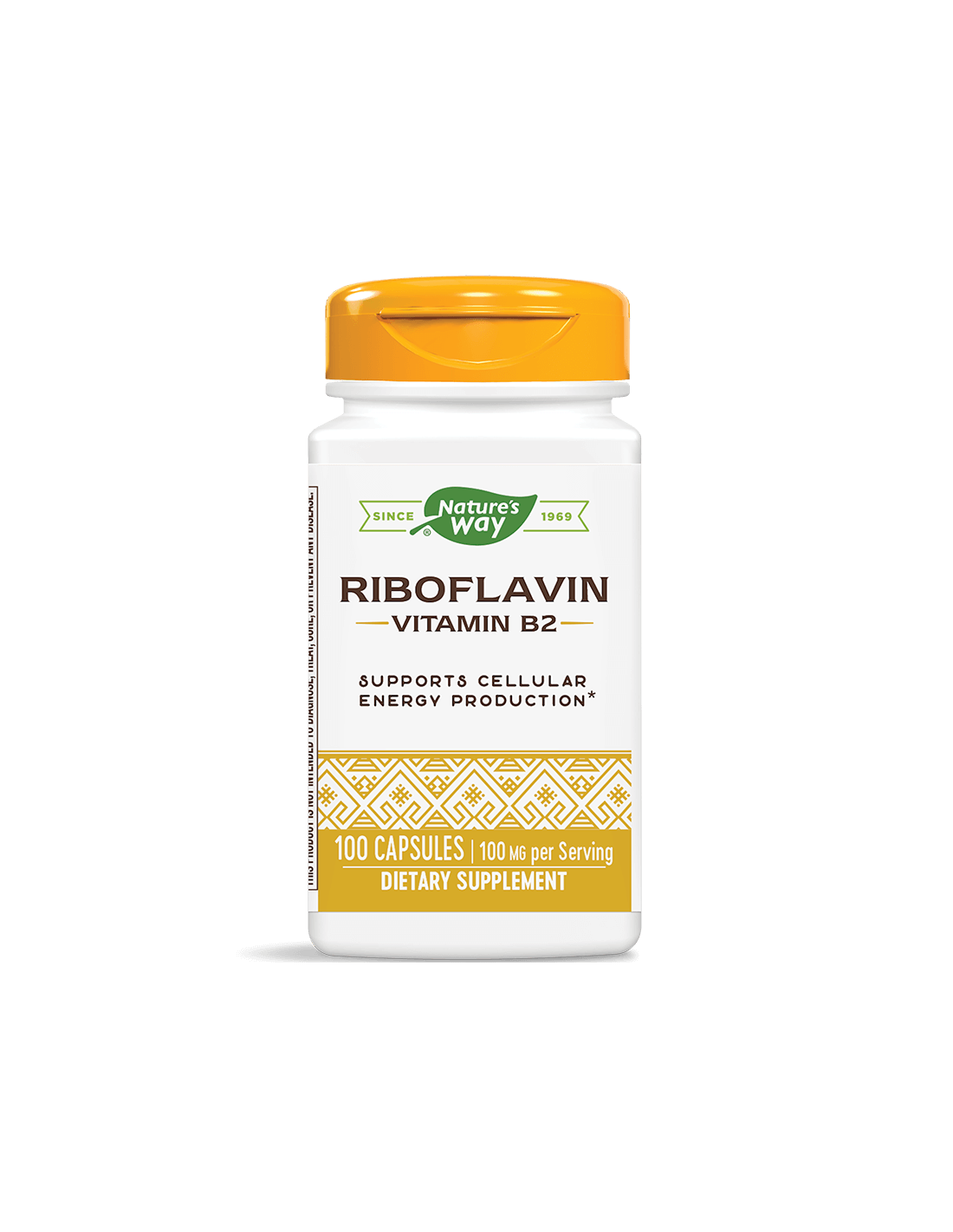 riboflavin-vitamin-b2-vitamin-v2-100-mg-x-100-kapsuli.png Natures Way Витамин В2 100 mg x 100 капсули - Image 1