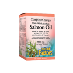 Salmon Oil 100% Wild Alaskan/ Дива сьомга (масло) от Аляска 1300 mg х 90 софтгел капсули Natural Factors