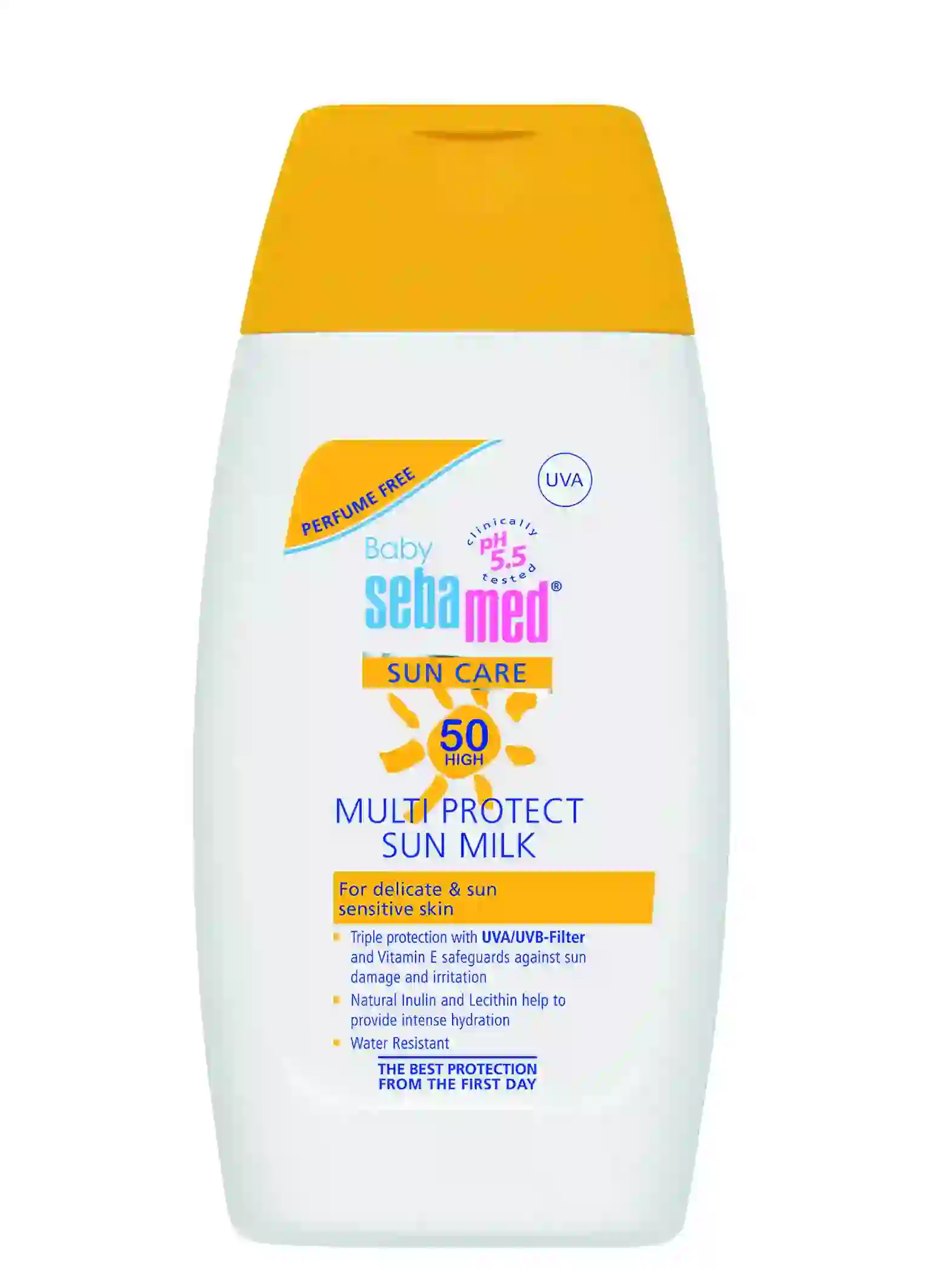 1100006609 Sebamed бебе слънц.мляко SPF50 200мл без парф - Image 1