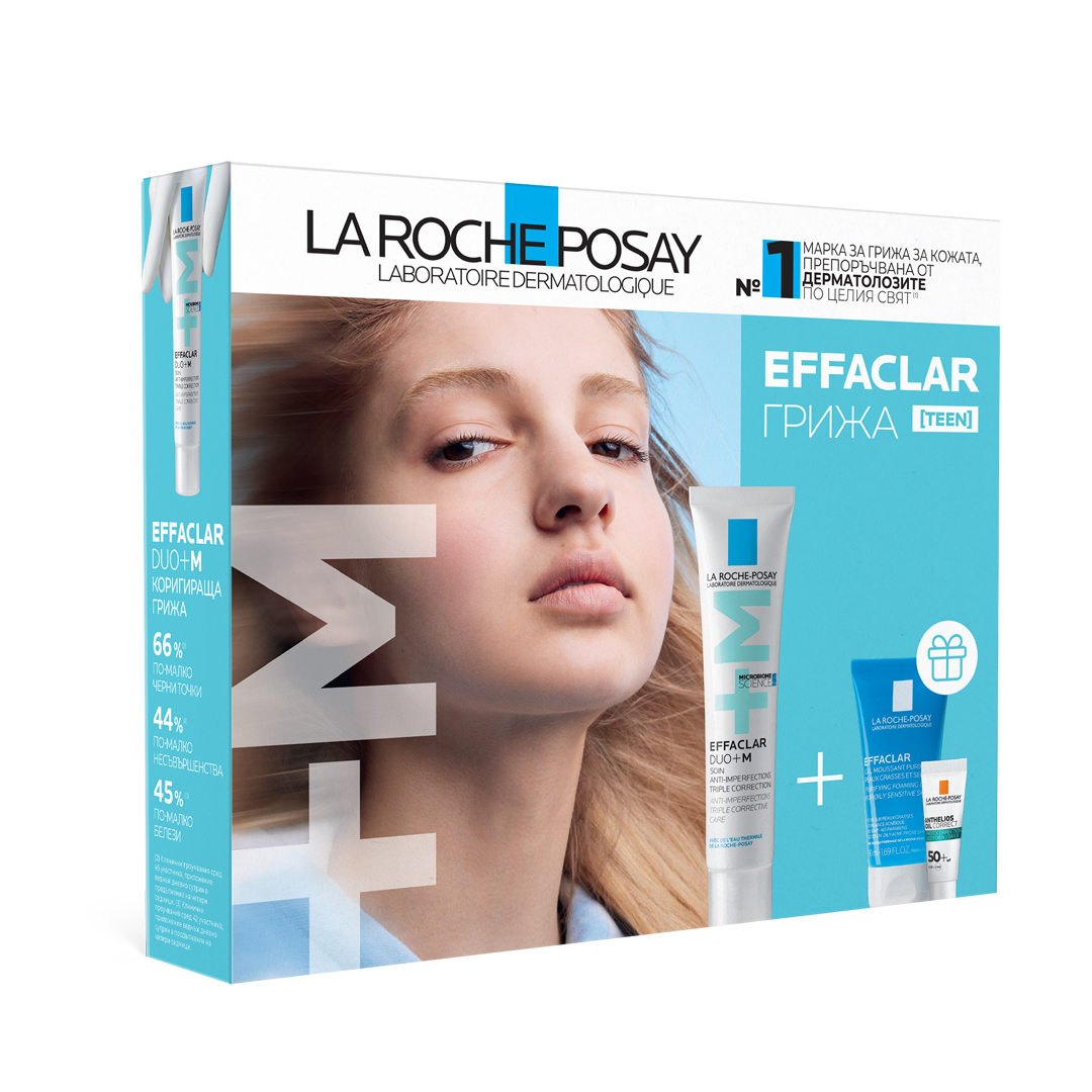 La Roche-Posay Effaclar Teen комплект грижа за мазна кожа, склонна към несъвършенства 5905076220756