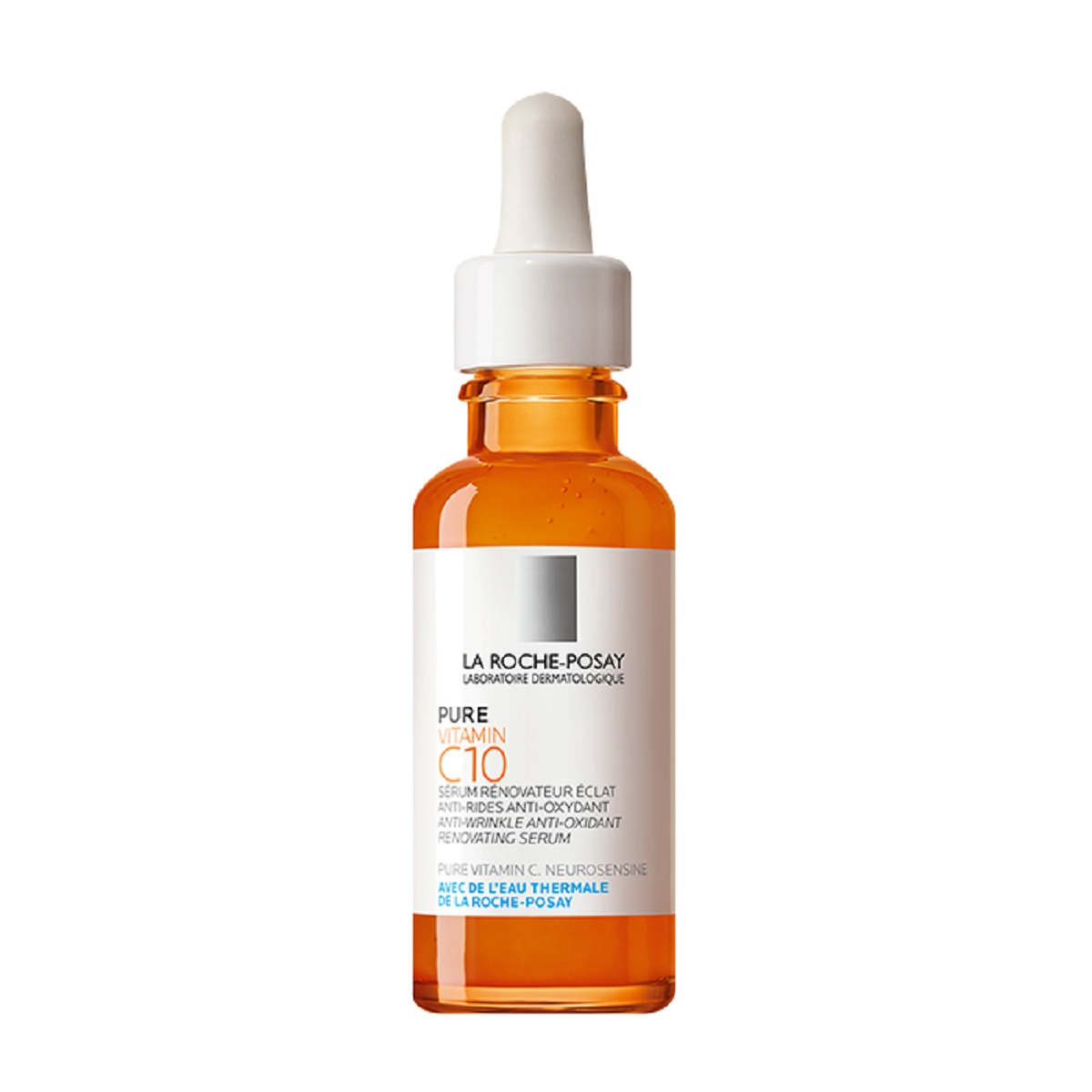 La Roche-Posay Pure Vitamin C10 Обновяващ серум за чувствителна кожа против бръчки, 30 мл 3337875660570