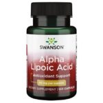 Swanson Алфа липоева киселина 120 капсули Алфа липоевата киселина на Суонсън е чудесно решение за поддържането на здравето на черния дроб и на сърдечно-съдовата система. Известно е, че този основен антиоксидант помага за неутрализирането на свободните радикали в тялото, както и за рециклирането на други антиоксиданти, разширявайки тяхната степен на полезност. Състав и прием на Swanson Алфа липоева киселина  : Всяка капсула съдържа 50 мг Алфа-липоева киселина Опаковката съдържа 120 капсули Приемайте по 1 капсула от 1 до 2 пъти на ден с вода Една доза: 1 капсула Препоръчителна дневна доза: 2 капсули Други съставки на Swanson Алфа липоева киселина: микрокристална целулоза (растителни влакна), желатин, калциев лаурат, силициев диоксид Допълнителни предписания за Swanson Алфа липоева киселина Да се приема като хранителна добавка Да не се използва като заместител на разнообразното хранене Да не се използва, ако опаковката е разпечатана Да не се превишава препоръчваната дневна доза Да се съхранява на място, недостъпно за малки деца Да се съхранява на сухо и прохладно място Консултирайте се с Вашия лекар преди да използвате този продукт, ако сте бременна или кърмите Swanson е компания предоставяща хранителни добавки от 1969 година. Неин основател е Лиланд Суонсън, който е ентусиаст по отношение на физическото здраве на хората.  Към днешна дата компанията е реализирала тази мечета, достигайки до милиони хора по света, които се грижат за своето здраве за един по здравословен живот. Хранителни добавки на Swanson са известни с използваните за тях специално подбрани и от висок клас суровини.   Всички използвани съставки в добавки на Swanson са доставени с необходимите сертификати  за анализ от доставчика, с което компанията гарантира качеството на хранителни добавки. Swanson Алфа липоева киселина Преминавайки през различните етапи на производствения процес на Swanson, съставките се тестват за да се провери тяхната чистота и ефективност. Всеки завършен продукт преминавата през качествен контрол, който проверявата чистотота и ефективноста на пробукта, от независими лаборатории. Така Swanson гарантират освен качеството, но и че всяка добавка съдържа това, което е обявено на етикета. Swanson Алфа липоева киселина Swanson Health Products се стремят да поддържат своите продукти в най-високо качество. Това ги прави лидер с най-много внедрени добри бизнес практики в индустрията. Свансон интегрира добрите производствени практики (GMPs) още преди да се превърнат в регламент на Федералната агенция по лекарствата. Swanson Алфа липоева киселина Swanson са признати като регистриран партньор GMP от NSF International. Те са водещ и световен авторитет в разработването на стандарти насочени към обществената безопасност. Swanson Алфа липоева киселина С над 50 годишния с опит Swanson се превръщат в доверен партньор на стотици аптеки по света. Погрижете се за вашето здраве от рано и разгледайте разнообразната гама продукти на Swanson  в нашия онлайн магазин aptekata.online