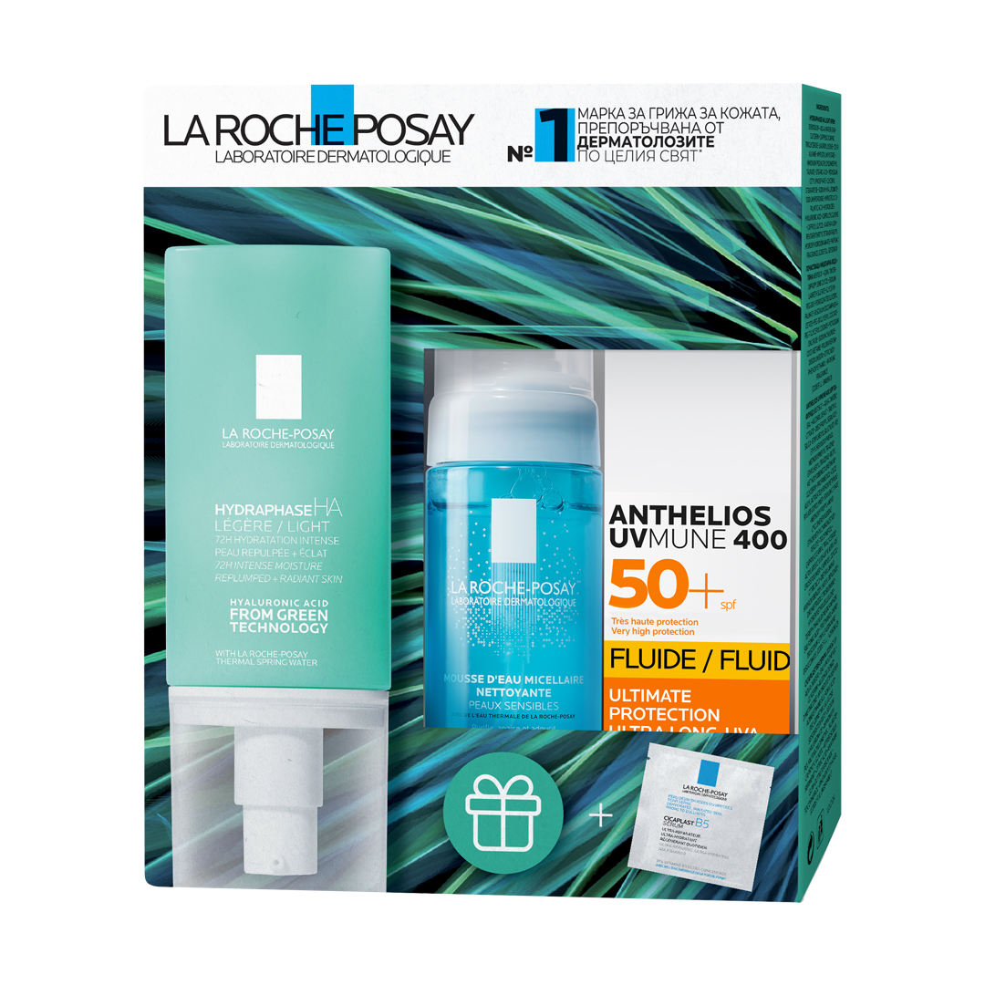 La Roche-Posay Hydraphase HA Light комплект 72-часова хидратираща грижа за изпълнена и сияеща кожа 5905076185437