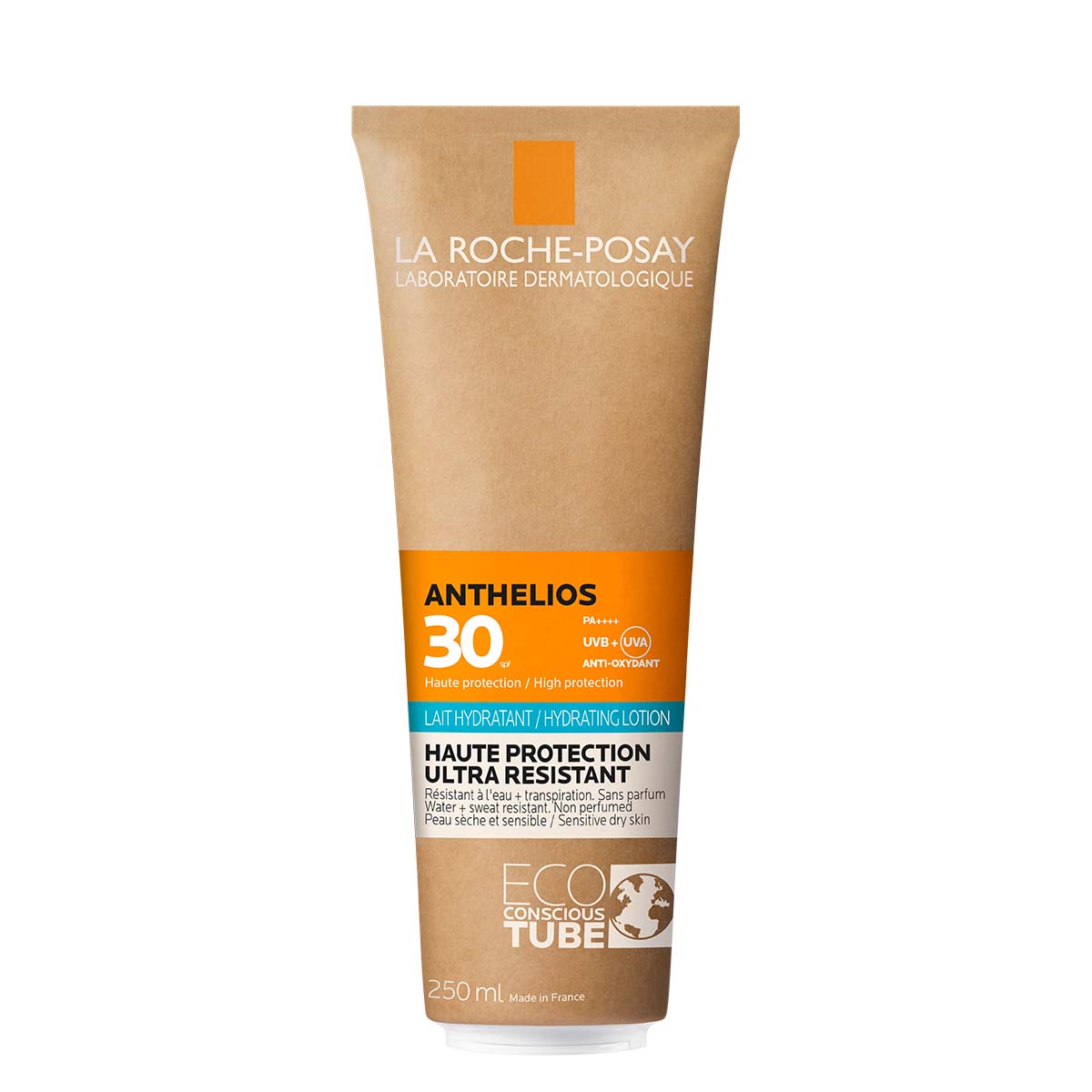 La Roche-Posay Anthelios Слънцезащитно хидратиращо мляко в еко опаковка SPF30, 250 мл