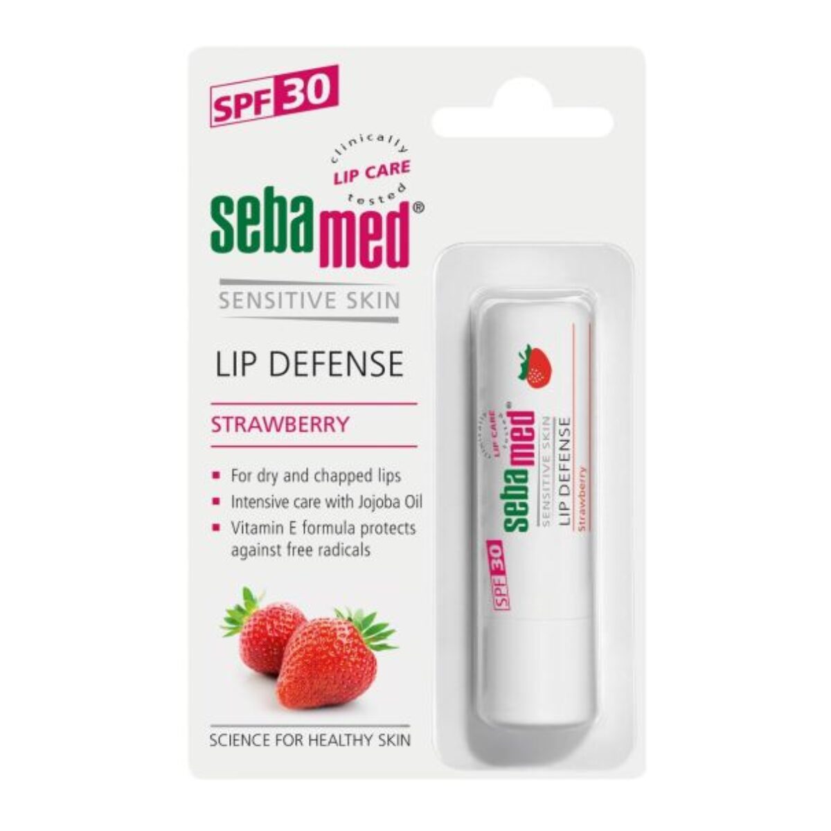 Sebamed BABY успокояващо масажно олио 150мл (12) Sebamed балсам за устни с ягода 4.8г - Image 1
