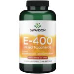 Swanson Витамин Е Смесени Токофероли 250 капсули 400 IU Срещащ се в смес от токофероли, които работят заедно, за да неутрализират свободните радикали, витамин Е (d-алфа токоферол) е от съществено значение за здравето на сърдечно-съдовата система. Нашите високоефективни капсули осигуряват 294 мг витамин Е от смесени токофероли за ежедневна антиоксидантна защита Swanson Витамин Е Състав и прием на Swanson Витамин Е:  Всяка капсула съдържа 268 мг Витамин Е (като d-алфа токоферол плюс смесени токофероли: d-бета, d-делта и d-гама токофероли) Опаковката съдържа 250 софт гел капсули Приемайте по 1 капсула на ден с вода Една доза: 1 капсула Препоръчителна дневна доза: 1 капсула Други съставки на Swanson Витамин Е: софтгел (говежди желатин, глицерин, пречистена вода), растително масло, соево масло. Допълнителни предписания за Swanson Витамин Е • Да се приема като хранителна добавка • Да не се използва като заместител на разнообразното хранене • Да не се използва, ако опаковката е разпечатана • Да не се превишава препоръчваната дневна доза • Да се съхранява на място, недостъпно за малки деца • Да се съхранява на сухо и прохладно място • Консултирайте се с Вашия лекар преди да използвате този продукт, ако сте бременна или кърмите или страдате от някакво заболяване Swanson е компания предоставяща хранителни добавки от 1969 година. Неин основател е Лиланд Суонсън, който е ентусиаст по отношение на физическото здраве на хората.  Към днешна дата компанията е реализирала тази мечета, достигайки до милиони хора по света, които се грижат за своето здраве за един по здравословен живот. Хранителни добавки на Swanson са известни с използваните за тях специално подбрани и от висок клас суровини.   Всички използвани съставки в добавки на Swanson са доставени с необходимите сертификати  за анализ от доставчика, с което компанията гарантира качеството на хранителни добавки. Swanson Витамин Е Преминавайки през различните етапи на производствения процес на Swanson, съставките се тестват за да се провери тяхната чистота и ефективност. Всеки завършен продукт преминавата през качествен контрол, който проверявата чистотота и ефективноста на пробукта, от независими лаборатории. Така Swanson гарантират освен качеството, но и че всяка добавка съдържа това, което е обявено на етикета. Swanson Витамин Е Swanson Health Products се стремят да поддържат своите продукти в най-високо качество. Това ги прави лидер с най-много внедрени добри бизнес практики в индустрията. Свансон интегрира добрите производствени практики (GMPs) още преди да се превърнат в регламент на Федералната агенция по лекарствата. Swanson Витамин Е Swanson са признати като регистриран партньор GMP от NSF International. Те са водещ и световен авторитет в разработването на стандарти насочени към обществената безопасност.  С над 50 годишния с опит Swanson се превръщат в доверен партньор на стотици аптеки по света. Погрижете се за вашето здраве от рано и разгледайте разнообразната гама продукти на Swanson  в нашия онлайн магазин aptekata.online