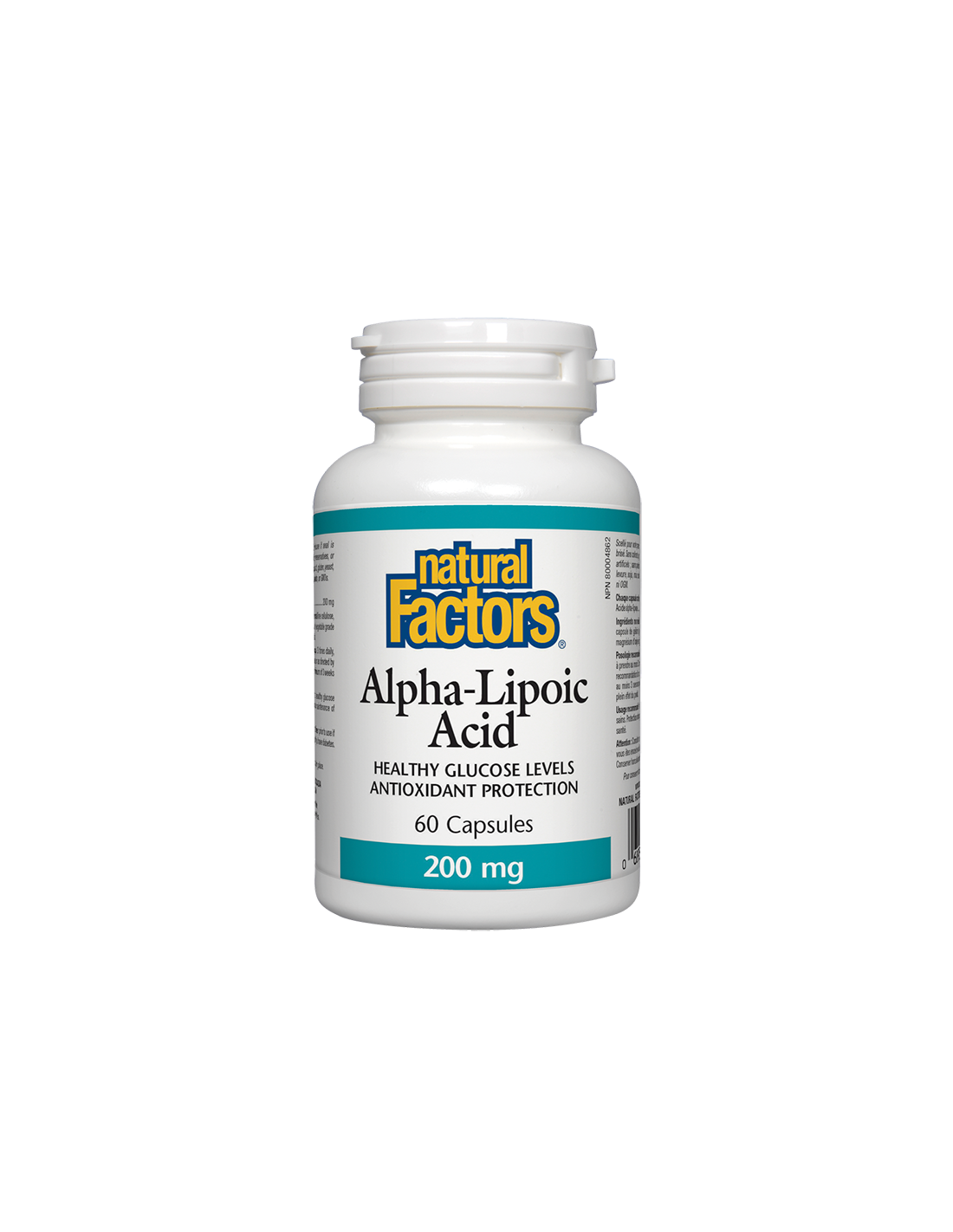 alpha-lipoic-acid-200-mg-a-potent-antioxidant.png Alpha-Lipoic Acid/ Алфа-липоева киселина 200 mg x 60 капсули Natural Factors - Image 1