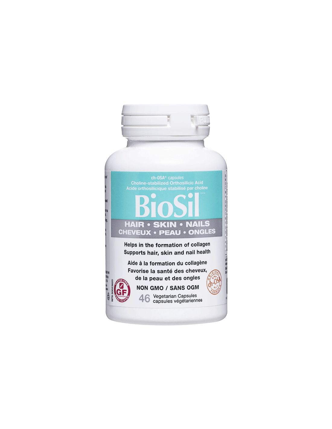 biosil-kosa-kozha-i-nokti-x-46-kapsuli.png BioSil™ Hair, Skin & Nails/ Коса, кожа и нокти x 46 капсули Natural Factors - Image 1