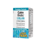 Calm Biotic® - Пробиотик срещу стрес и нервен стомах 3 млрд. активни пробиотици, 2 щама, 30 капсули Natural Factors