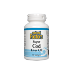 Super Cod Liver Oil/ Черен дроб на треска (масло) 1100 mg х 90 софтгел капсули Natural Factors