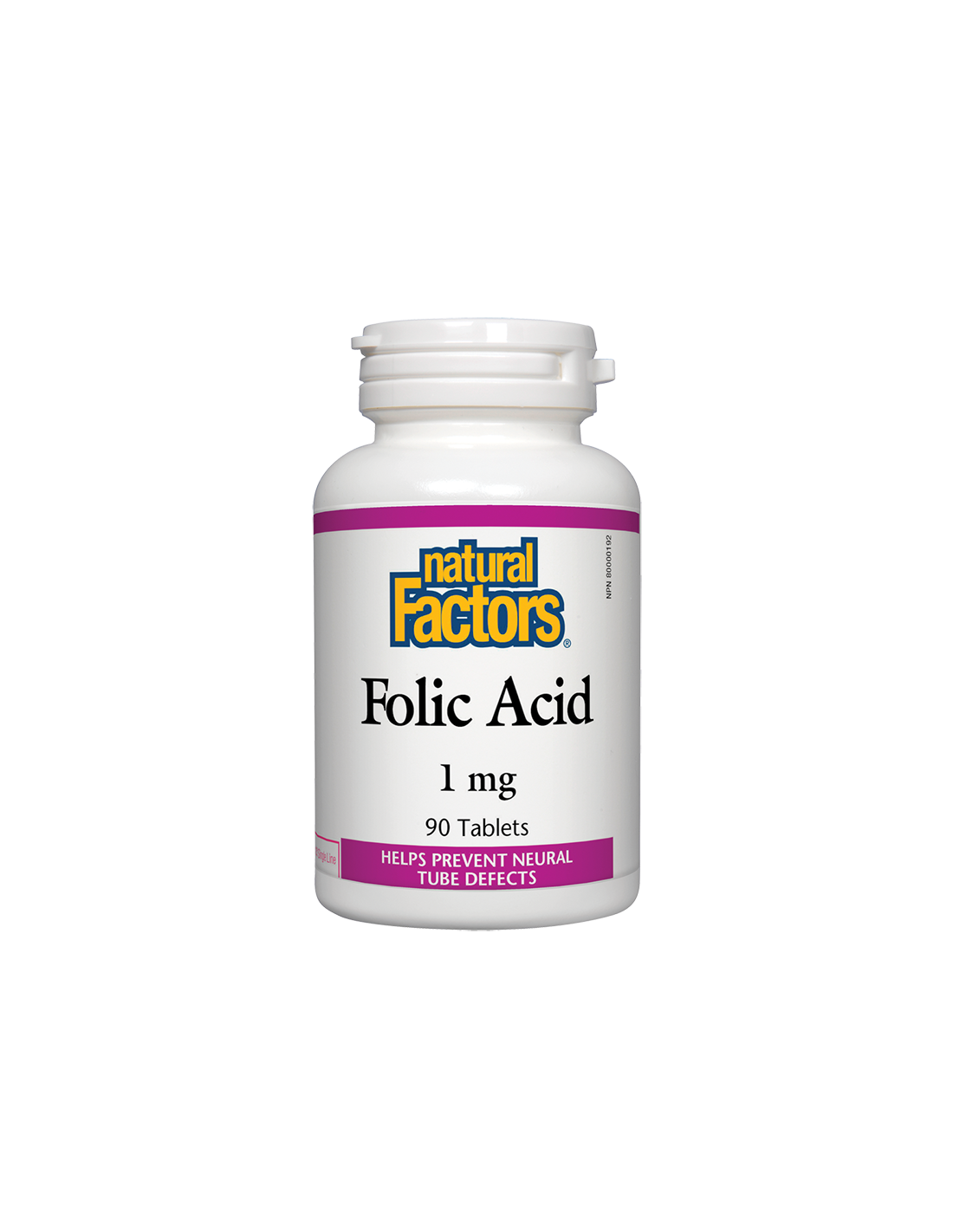folic-acid-folieva-kiselina-1-mg-h-90-tabletki.png Folic Acid/ Фолиева киселина 1 mg х 90 таблетки Natural Factors - Image 1