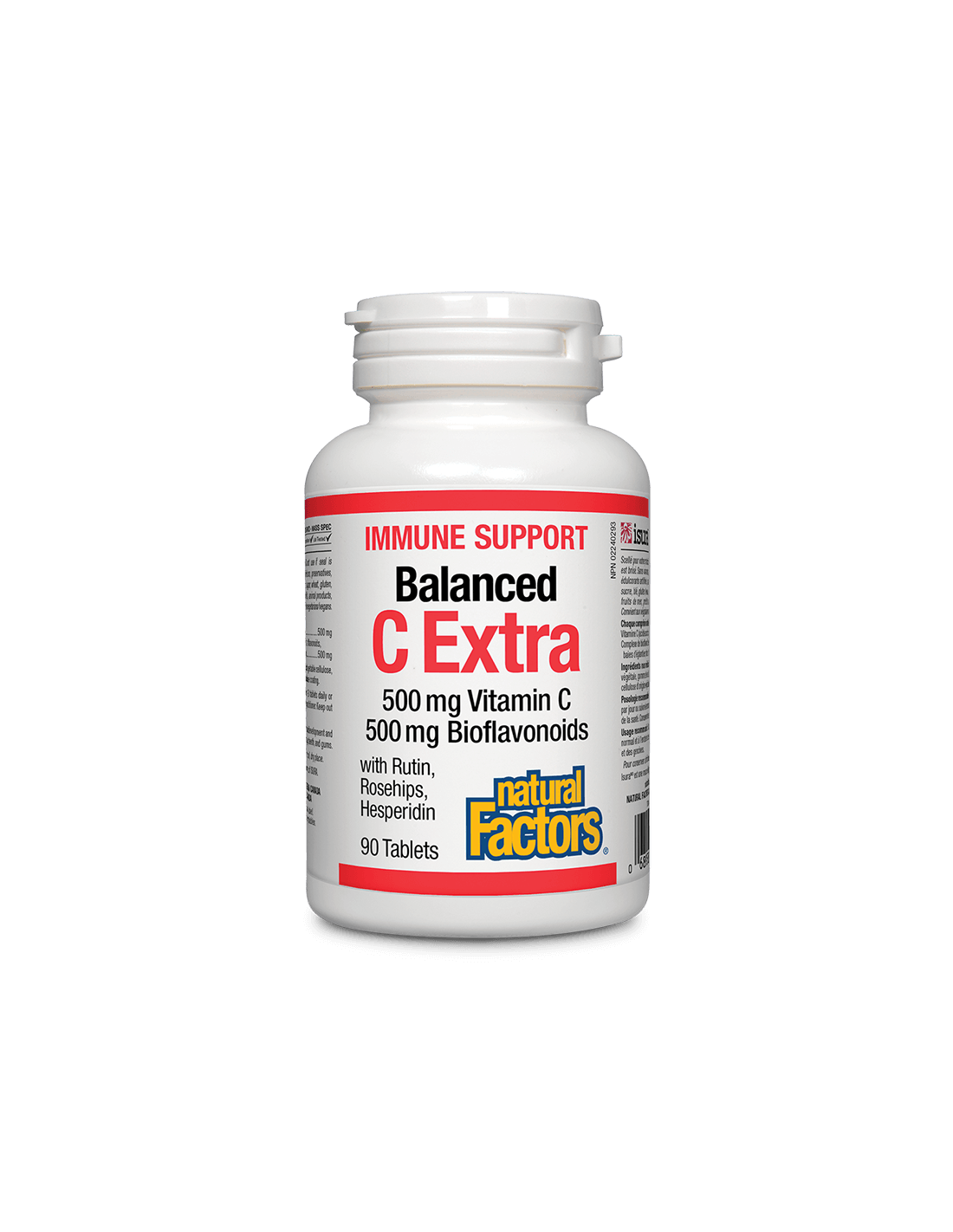 immune-support-balanced-c-extra-vitamin-500-mg-bioflavonoiden-kompleks-500-mg-90-tabletki.png Immune Support Balanced C Extra / Витамин С (500 mg) и биофлавоноиди (500 mg), 90 таблетки Natural Factors - Image 1