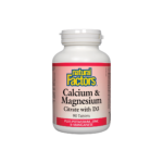 Calcuim & Magnesium Citrate with D3/ Калций с Магнезий (цитрат) и Витамин D3 + Калий, Цинк и Манган х 90 таблетки Natural Factors