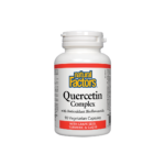 Quercetin Complex/ Кверцетин комплекс с Биофлавоноиди + гроздово семе, куркума и коензим Q10 х 90 капсули Natural Factors