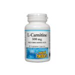L-Carnitine/ Л-Карнитин 500 mg х 60 капсули Natural Factors