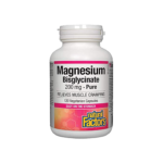 Magnesium Bisglycinate Pure/ Магнезий (бисглицинат) 200 mg х 120 капсули Natural Factors