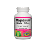 Magnesium Citrate/ Магнезий (цитрат) 150 mg х 60 дъвчащи таблетки Natural Factors