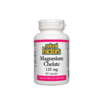 Magnesium Chelate/ Магнезий (хелат) 125 mg х 90 капсули Natural Factors