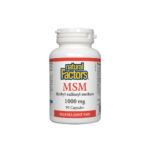 MSM/ МСМ - Метил-Сулфонил-Метан 1000 mg х 90 капсули Natural Factors